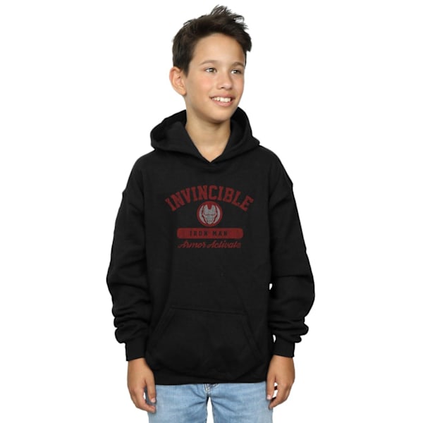 Marvel Boys Iron Man Activate Hoodie 7-8 år Svart Black 7-8 Years