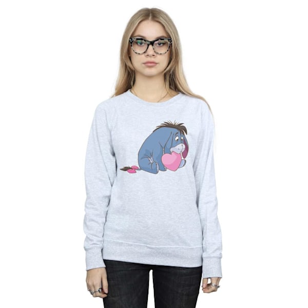 Disney Dam/Kvinnor Winnie The Pooh Eeyore Mun Sweatshirt XL Sports Grey XL