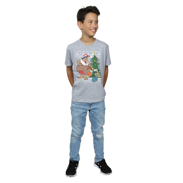 The Flintstones Boys Jul Fair Isle T-Shirt 12-13 År Sp Sports Grey 12-13 Years