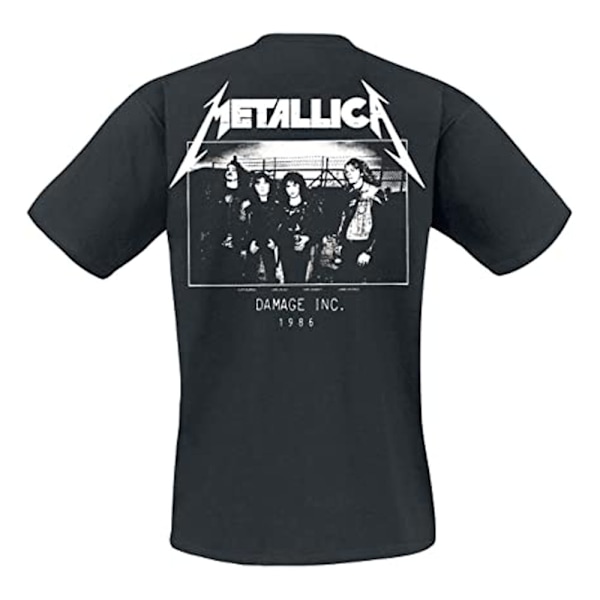 Metallica Unisex Vuxen Master Of Puppets Foto Baksida Tryck T-shirt Black XXL