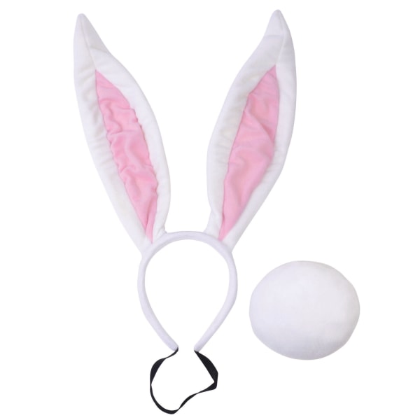 Bristol Novelty Childrens/Kids Bunny Big Ear Set One Size White White One Size