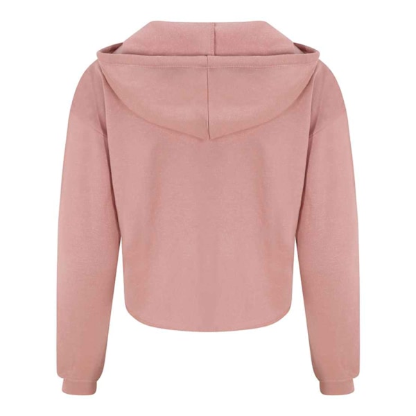 Awdis Dam/Dam Girlie Cropped Hoodie 8 UK Dusty Pink Dusty Pink 8 UK