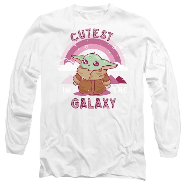 Star Wars: The Mandalorian Unisex Vuxen Sötaste I Galaxen Gr White S
