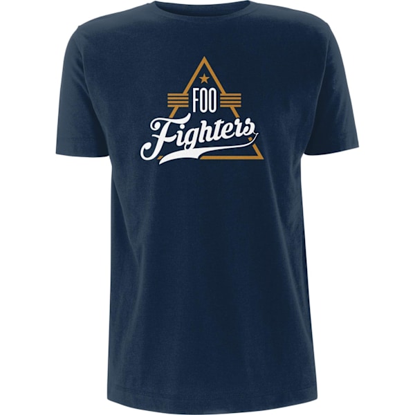 Foo Fighters Unisex Vuxen Triangel T-Shirt XL Marinblå Navy Blue XL