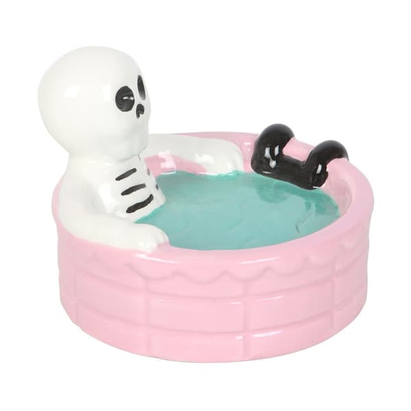 Something Different Dead Cool Skeleton Smyckesfat En Storlek Pi Pink/Green/White One Size