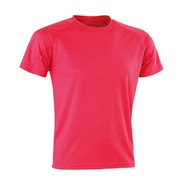 Spiro Aircool T-shirt för män, 2XS, superrosa Super Pink 2XS