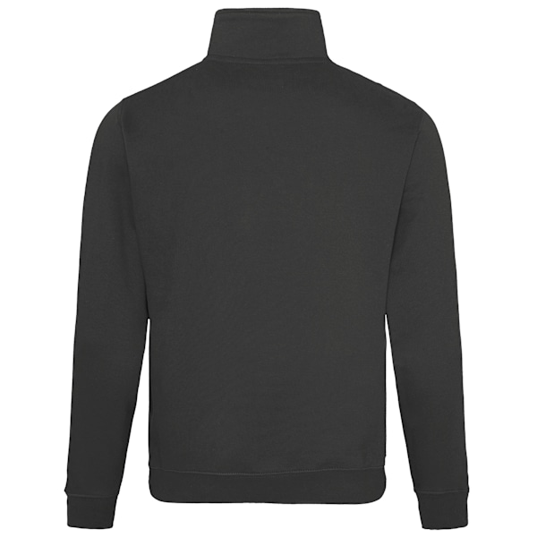Awdis Herrar Plain Sophomore ¼ Zip Sweatshirt 2XL Jet Black Jet Black 2XL