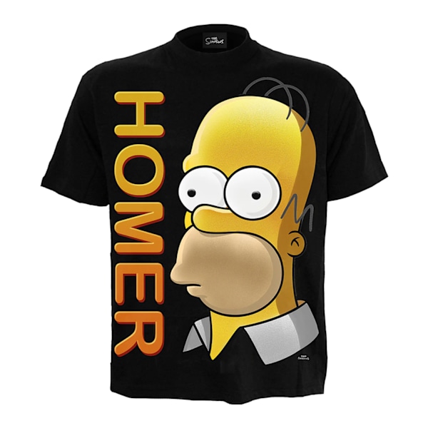 The Simpsons Unisex Vuxen Homer Simpson T-Shirt M Svart Black M