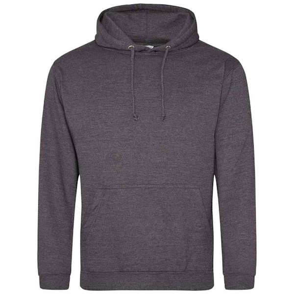 AWDis Cool Unisex Vuxen College Hoodie XXL Charcoal Charcoal XXL