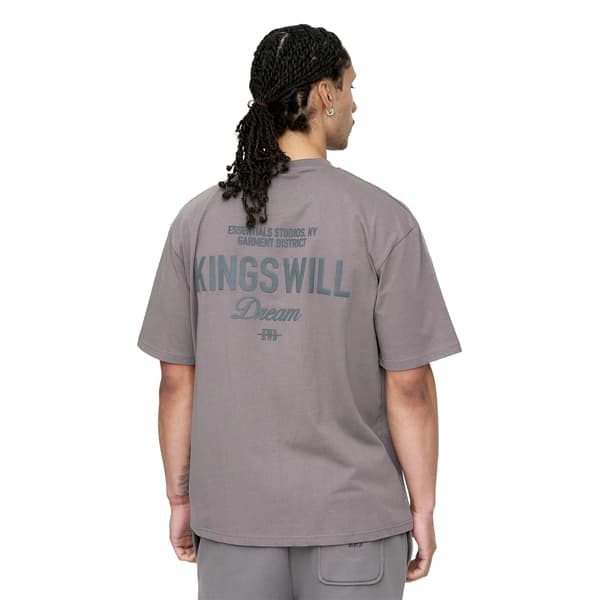 Kings Will Dream Studio Garment District T-shirt för män S Grå Grey S