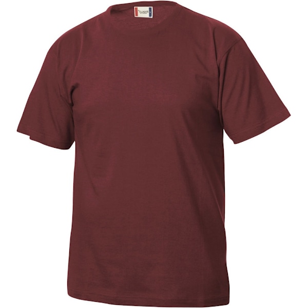 Clique Barn/Barn Basic T-Shirt 3-5 År Bourgogne Burgundy 3-5 Years