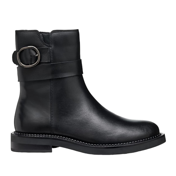 Geox Damskor Serilda Patentläder Ankelboots Storlek 6 UK Svart Black 6 UK