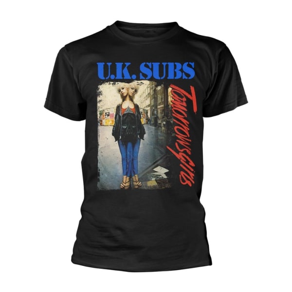 UK Subs Unisex Adult Tomorrows Girls T-Shirt XL Svart Black XL