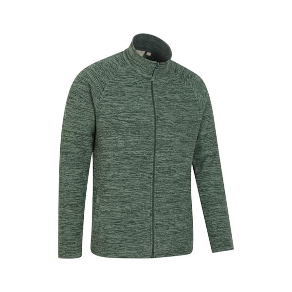 Mountain Warehouse Herr Snowdon II Helzippade Fleecejacka 4XL Grön Green 4XL
