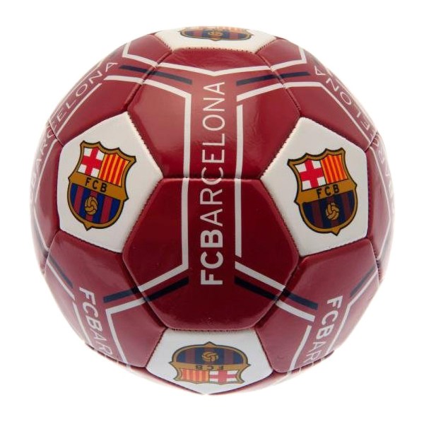 FC Barcelona Sprint Ball storlek 5 UK Maroon Maroon Size 5 UK