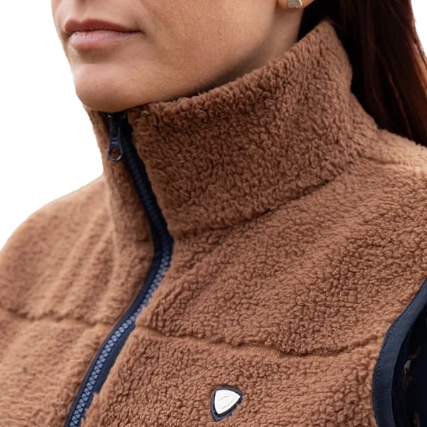 Hy Dam/Dam Elevate Teddy Fleece Väst M Brun Brown M