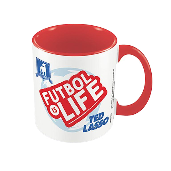 Ted Lasso Fotboll Är Livet Mugg En Storlek Vit/Röd/Blå White/Red/Blue One Size