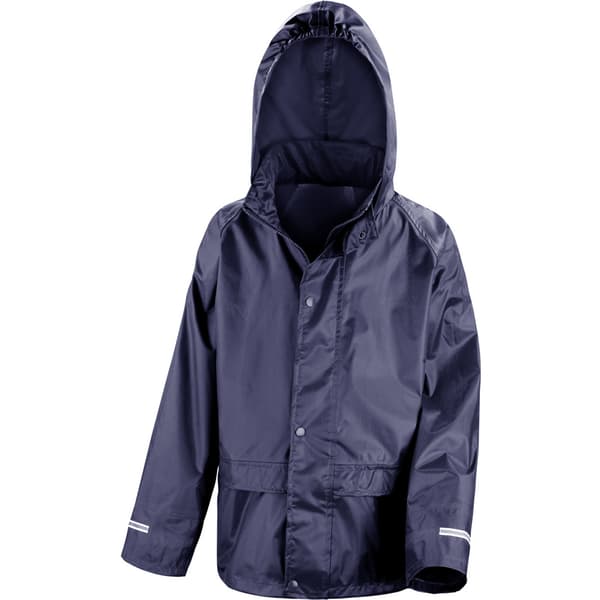 Result Core Barn/Barn Unisex Junior Regnkläder Jacka Och T Navy Blue 7-8