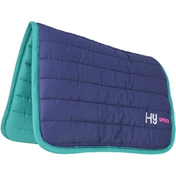 HySPEED Vändbar Tvåfärgad Sadelgjord En Storlek Marinblå/Teal Navy/Teal One Size