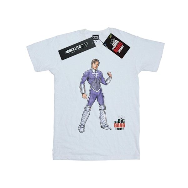 The Big Bang Theory Girls Raj Superhero Bomull T-shirt 12-13 år White 12-13 Years