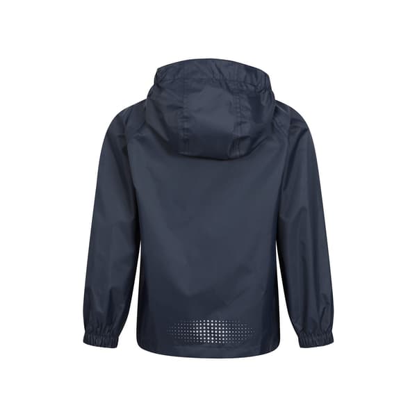 Mountain Warehouse Barn/Barn Pakka II Vattentät Jacka 2- Dark Blue 2-3 Years