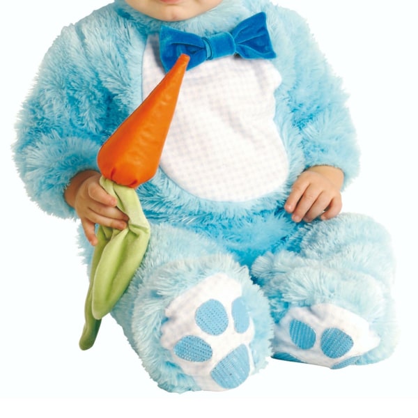 Bristol Novelty Childrens/Kids Handsome Lil´ Wabbit Costume 6-1 Blue/Orange 6-12 Months