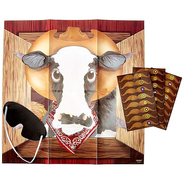 Amscan Western Yeehaw Party Spel Affisch Set One Size Flerfärgad Multicoloured One Size