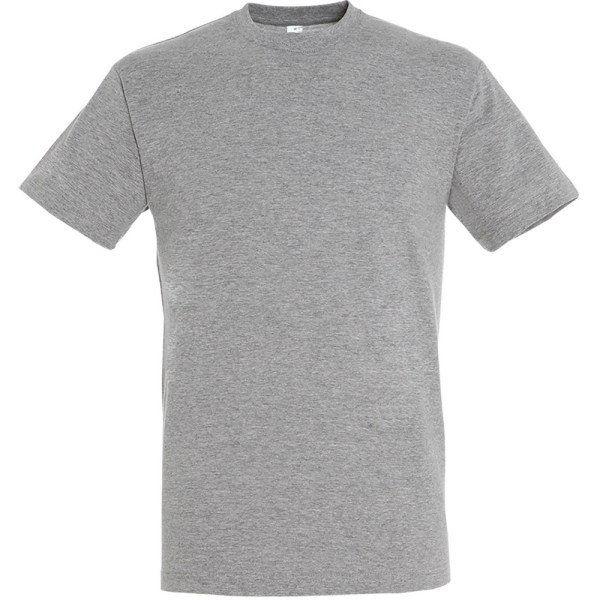 SOLS Regent kortärmad t-shirt för män L Grå Marl Grey Marl L