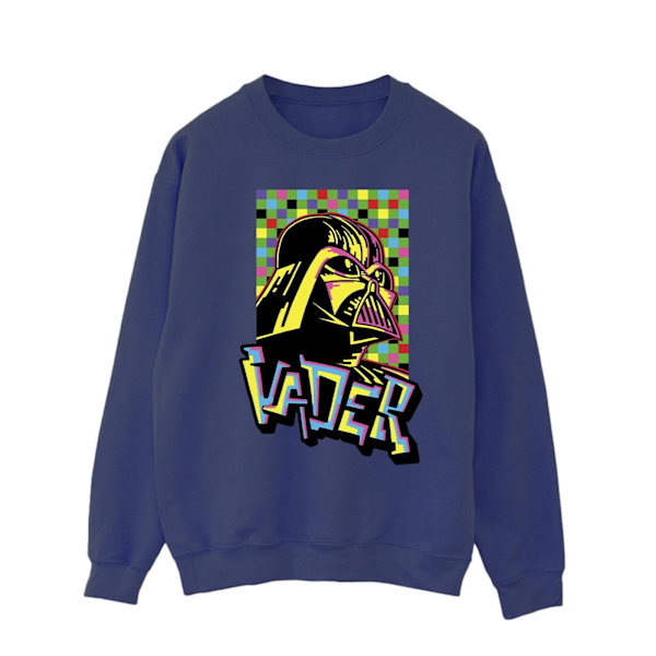 Star Wars Herr Vader Graffiti Pop Art Sweatshirt M Marinblå Navy Blue M