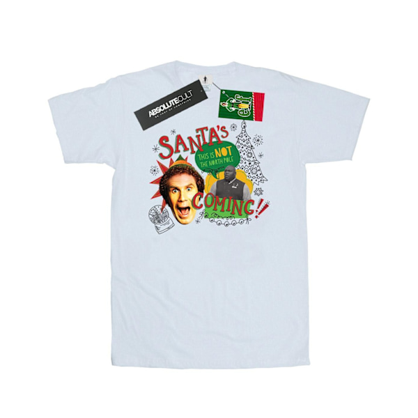 Elf Mens North Pole T-Shirt S Vit White S