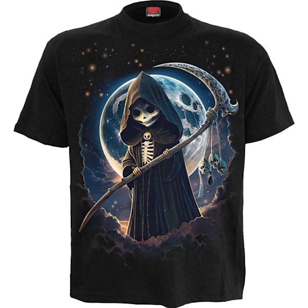Spiral Unisex Vuxen Reaperette Kortärmad T-shirt 3XL Svart Black 3XL