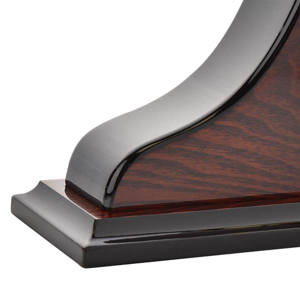 Wm.Widdop Napoleonformad Trähylla Klocka En Storlek Mahogny Mahogany One Size