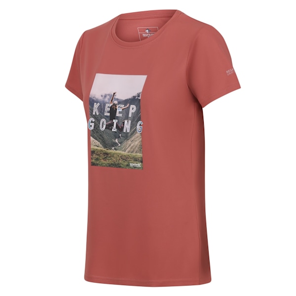 Regatta Fingal VII Keep Going T-shirt för damer, 18 UK, terrakotta Terracotta 18 UK