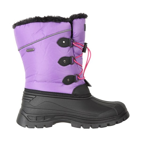 Mountain Warehouse Whistler Adaptive Snow Boots för barn Dark Purple 1 UK