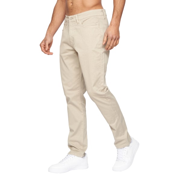 Duck and Cover Herr Franztown Slim Chinos 38R Stone Stone 38R