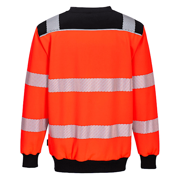 Portwest Herr PW3 Hi-Vis Sweatshirt 4XL Röd/Svart Red/Black 4XL