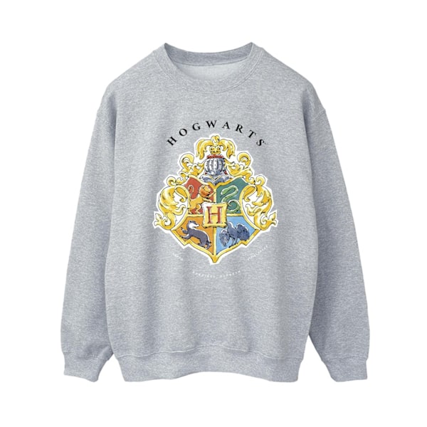 Harry Potter Dam/Dam Hogwarts Skole Emblem Sweatshirt XL Sports Grey XL