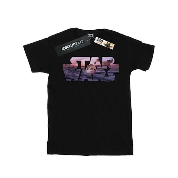 Star Wars The Mandalorian The Child Logo T-shirt 5XL Svart Black 5XL