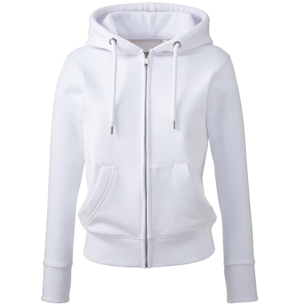 Anthem Dam/Dam Organic Hel Zip Hoodie XXL Vit White XXL