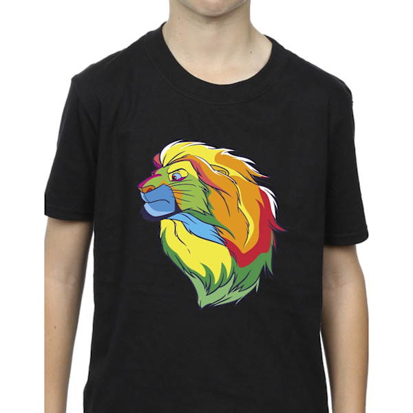 Disney Boys The Lion King Colours T-shirt 12-13 år Svart Black 12-13 Years