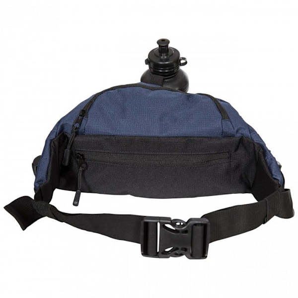 Trespass Vasp Bumbag / Midjeväska / Hippack Med Dryckesflaska På Navy Blue One Size