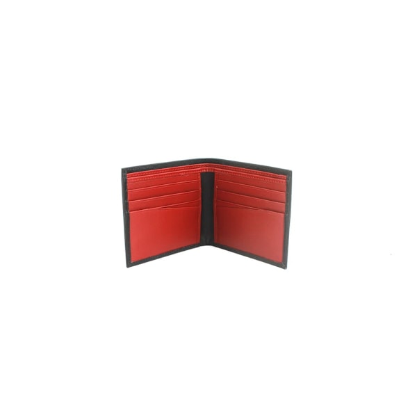 Eastern Counties Leather Carter Läder Slimline Korthållare På Black/Red One Size
