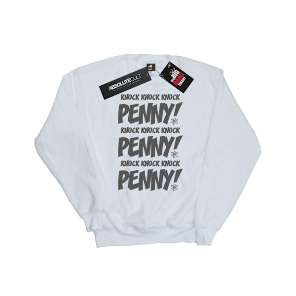 The Big Bang Theory Herr Sheldon Knock Knock Penny Sweatshirt M White M