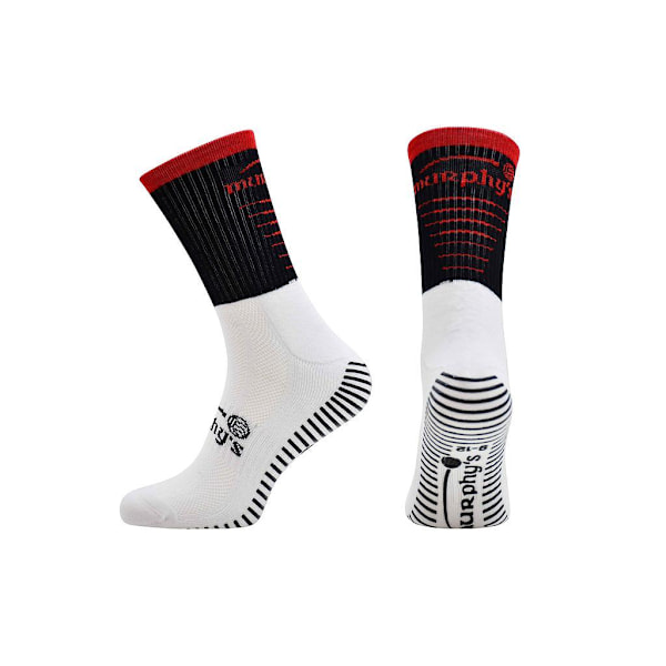 Murphys Unisex Adult Pro Mid GAA Socks 9 UK-12 UK Svart/Röd Black/Red 9 UK-12 UK