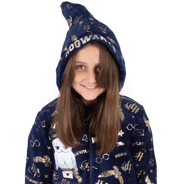 Harry Potter Barn/Barnkläder Pyjamas 14-15 År Marinblå/Guld Navy/Gold 14-15 Years