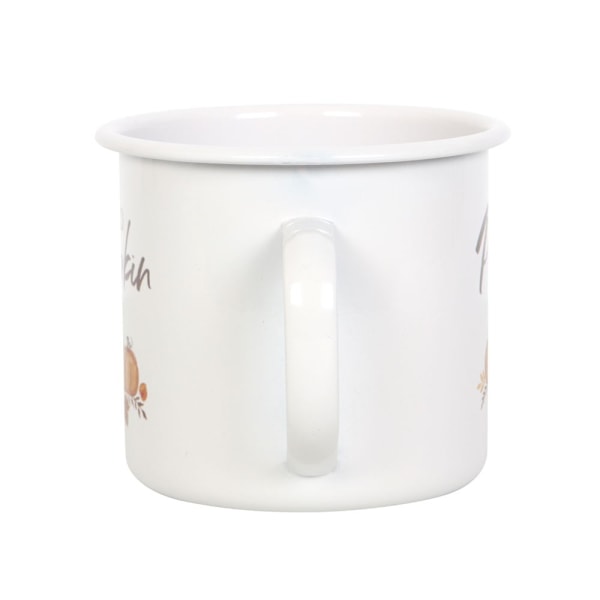 Something Different Hello Pumpkin Emaljmugg En Storlek Vit/Orange White/Orange One Size