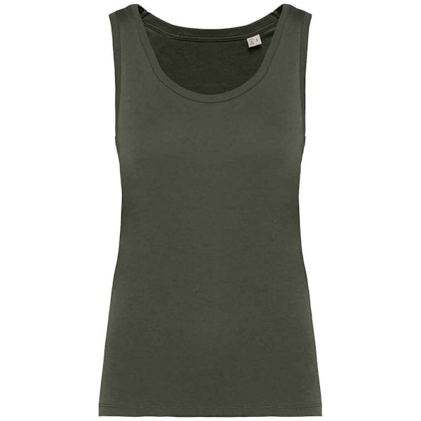 Native Spirit Tanktop för Kvinnor/Dam Storlek M Organisk Khaki Organic Khaki M