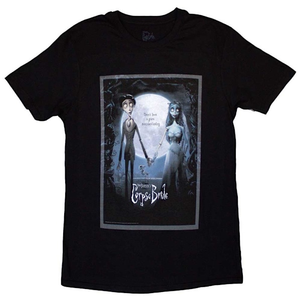 Corpse Bride Unisex Vuxen Film Affisch T-Shirt L Svart Black L