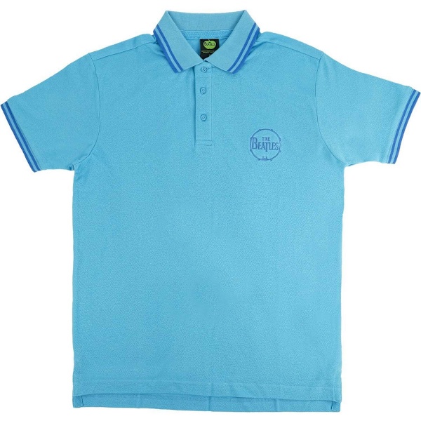 The Beatles Unisex Vuxen Logo Polotröja S Ljusblå Light Blue S