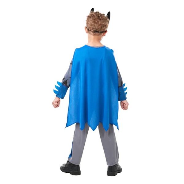 Batman Boys Core Costume 5-6 år Blå/Grå Blue/Grey 5-6 Years